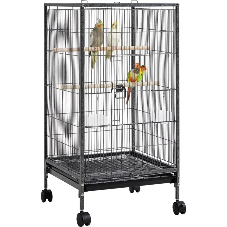 Large Rolling Bird Cage